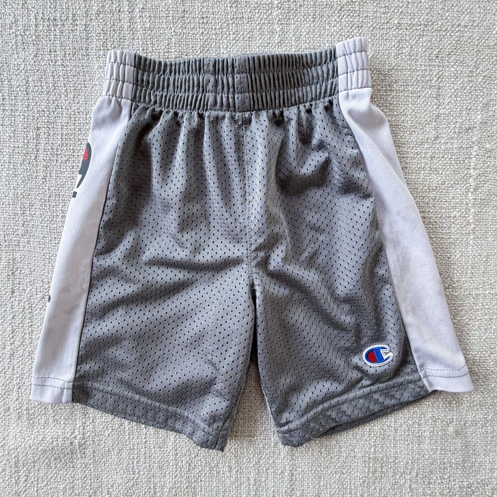 Champion Boy's Grey Basketball Shorts VGUC 4